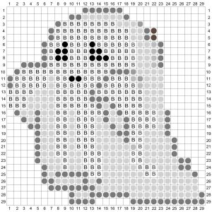 fantasma hama beads fácil halloween