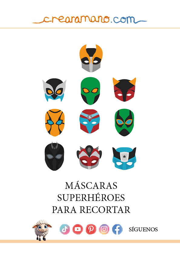 Caretas de Superhéroes